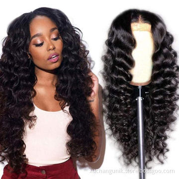 Cheap Wholesale 100% 150% 180% Bleached Knots Wig With Baby Hair Brazilian Virgin Cuticle Aligned Human Hair Lace Closure Wig